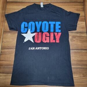 Coyote Ugly Black Unisex Tee "San Antonio Texas" - Size Small